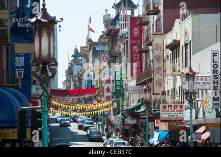 Chinatown San Francisco, Kalifornien Stockfoto