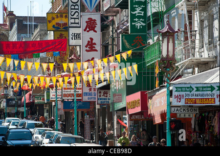 Chinatown San Francisco, Kalifornien Stockfoto