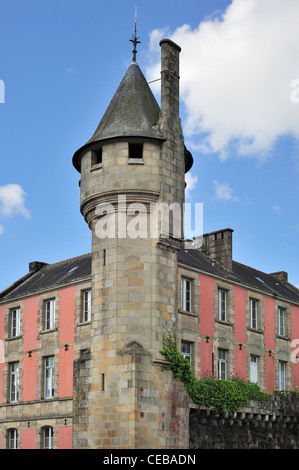 Der Turm Tour d ' Auvergne in Quimper, Finistère, Bretagne, Frankreich Stockfoto