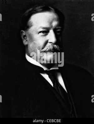 USA Präsident William Howard Taft, Kopf und Schultern Porträt mit Blick leicht nach rechts, 1908 Stockfoto