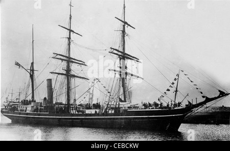 Robert Falcon Scott Exploration Schiff, Terra Nova Stockfoto