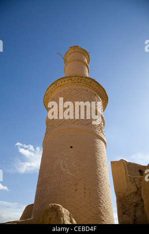 Verlassenen alten Dorf Kharanaq im Iran in der Nähe von Yazd Stockfoto