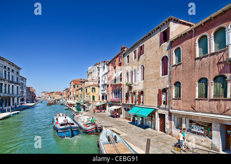 Cannaregio Canal, Venedig, Italien Stockfoto