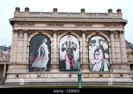 Das Palais Galliera Musée De La Mode De La Ville de Paris zeigt die Geschichte der Mode und Kostüm Designer Couturier Frankreich Stockfoto