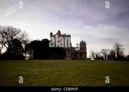 Wollaton Hall, Nottingham, England. Als Standort für Wayne Manor im Batman-Film The Dark Knight Rises Stockfoto