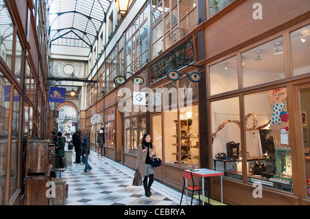 Galerie - Galerie Vivienne Paris Frankreich Französisch Stockfoto