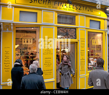 Sacga Finkelsztajn jüdisch Jiddisch Traiteur Strudel Marais Paris Frankreich Stockfoto