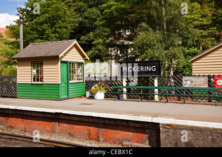 Pickering Bahnhof North Yorkshire Uk Stockfoto