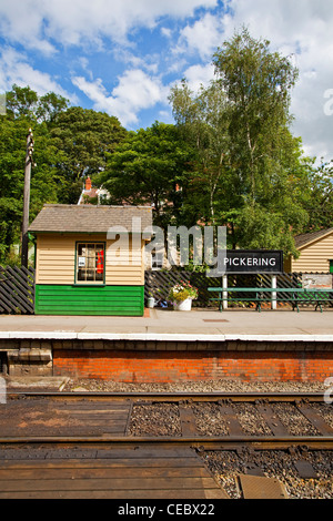 Pickering Bahnhof North Yorkshire UK Stockfoto