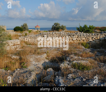 Ukraine. Chersones Taurica. 6. Jahrhundert vor Christus. Die Ruinen. Sewastopol. Stockfoto