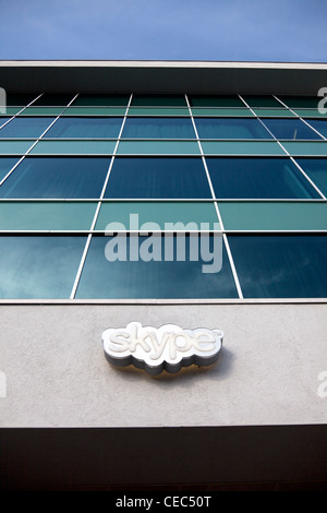 Der Hauptsitz von Skype, Tallinn, Estland Stockfoto