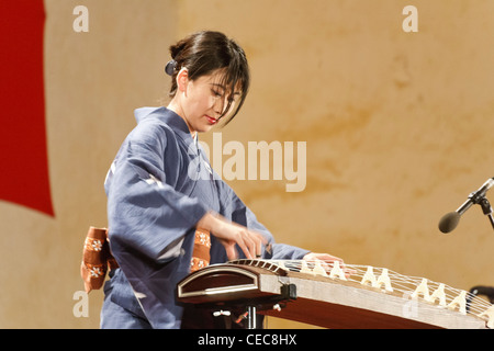 Marokko, Fes, Tokyo Trommler auf dem Fes internationalen Festival der geistlichen Musik Stockfoto