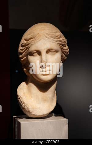 Römische Marmor Portrait Frau. Stockfoto