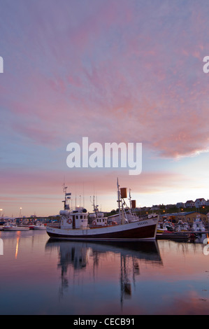 Husavik. Skjalfandi Bay gilt als eines der besten Gebiete für Whale-watching in Island. North Island Stockfoto