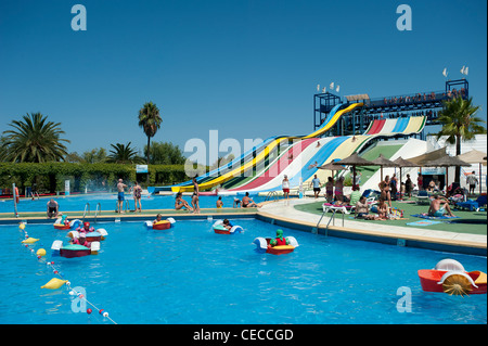 Waterpark Alcudia Mallorca Balearen Spanien Stockfoto