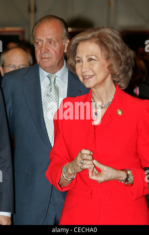 König Juan Carlos I und Königin Sofia von Spanien Stockfoto