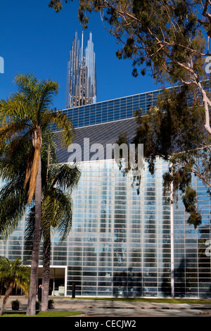 Die Kathedrale, vorher bekannt als die Crystal Cathedral. Garden Grove, Kalifornien, USA Stockfoto