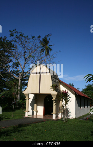 Kirche, Dorf Tortuguero, Costa Rica Stockfoto