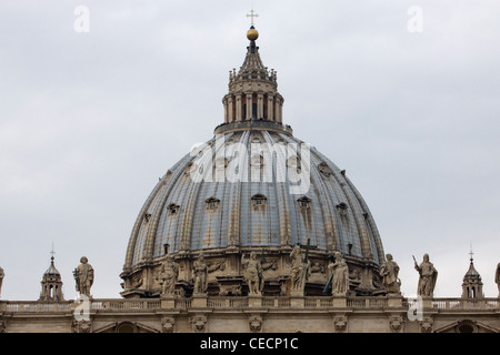 Der Dom St. Peter Basilika Basilica di San Pietro Vatikanstadt Rom Stockfoto