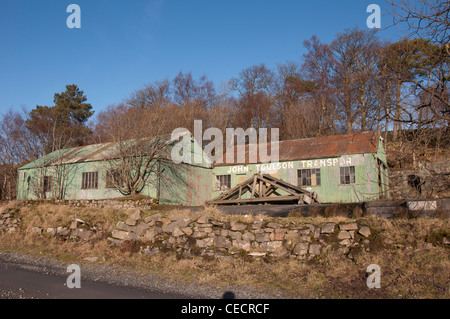 Toulson Wellpappe Gebäude lange Vergangenheit gibt es Einsatz in Middleton in teesdale in der Grafschaft Durham, North East England. Stockfoto