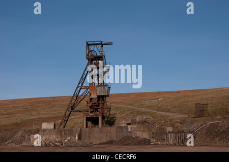 Die groverake flourspar Mine ist zwischen den Dörfern rookhope in gewohnt in der Grafschaft Durham und allenheads in Northumberland. Stockfoto