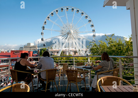 Riesenrad Waterfront komplexen Kapstadt Südafrika Stockfoto