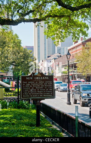 Jackson Square in New Orleans French Quarter Stockfoto