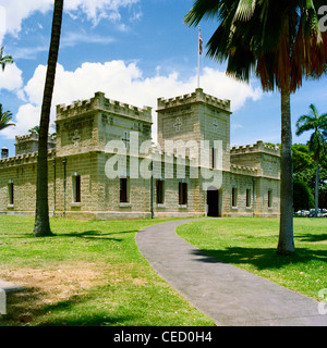 Iolani Kaserne Honolulu Oahu Hawaii Stockfoto