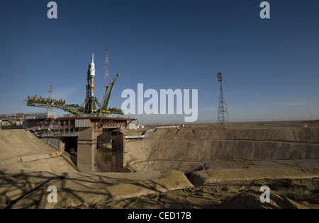 Sojus-Rakete-Raumschiff Stockfoto