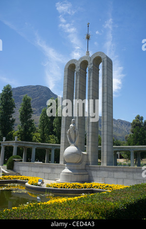 Das Hugenotten-Denkmal in Franschhoek-Südafrika Stockfoto