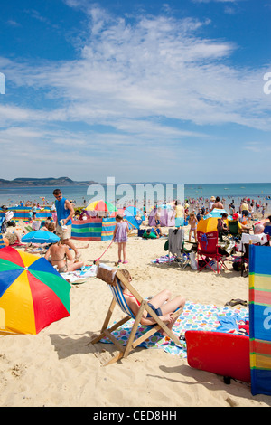 Der Strand von Cobb, Lyme Regis, Dorset, England. Stockfoto