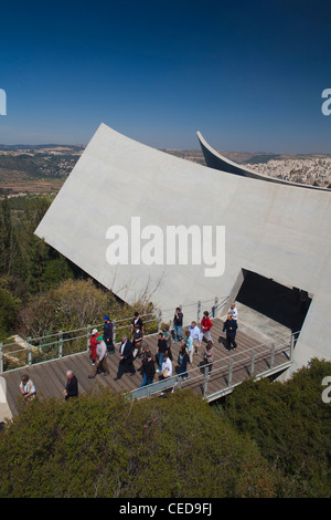 Israel, Jerusalem, Mount Herzl, Vad Yashem Holocaust-Mahnmal, außen Stockfoto