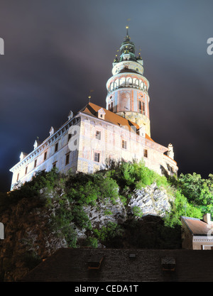 Krumauer Schloss in Cesky Krumov, Tschechische Republik. Stockfoto