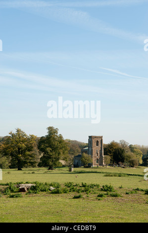 Die Marienkirche, Fawsley, Northamptonshire, England, Vereinigtes Königreich Stockfoto