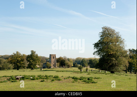 Die Marienkirche, Fawsley, Northamptonshire, England, Vereinigtes Königreich Stockfoto