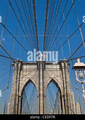 Brooklyn Bridge, New York Stockfoto