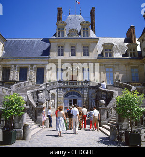 Schloss Fontainebleau, Fontainebleau, Paris, Île-de-France, Frankreich Stockfoto