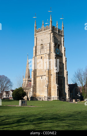 Der Glockenturm im Stiftspark, Evesham Stockfoto