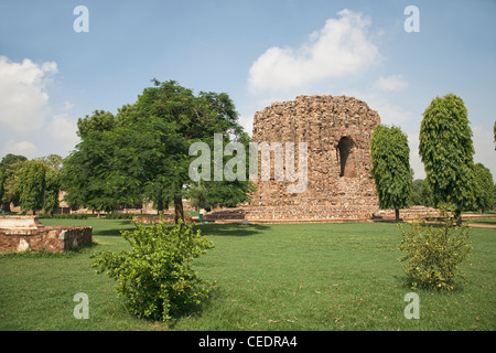 Indien, Delhi, Mehrauli, Qutb Komplex, Alai Minar Stockfoto