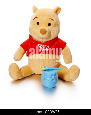 Winnie The Pooh Stofftier Stockfoto