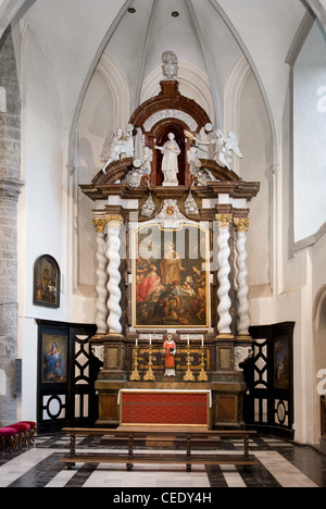 Brugge / Brügge, St. Jakobus Stockfoto