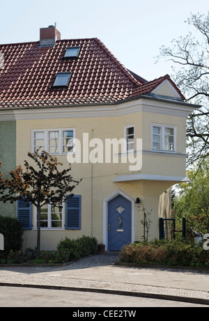 Berlin, Großsiedlung Britz (Hufeisensiedlung) von Bruno Taut Stockfoto