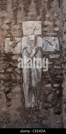 Molló, Iglesia Románica de Santa Cecília Stockfoto