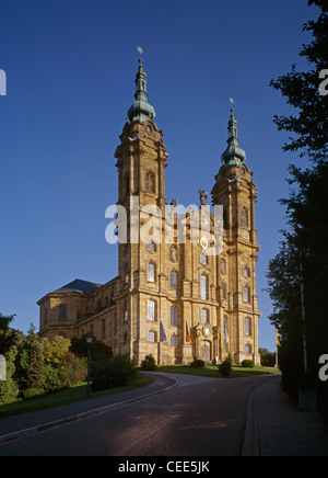 Vierzehnheiligen, Gnadenaltar in der Wallfahrtskirche Stockfoto