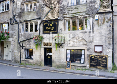 Die Brücke Teestuben in Bradford on Avon Stockfoto