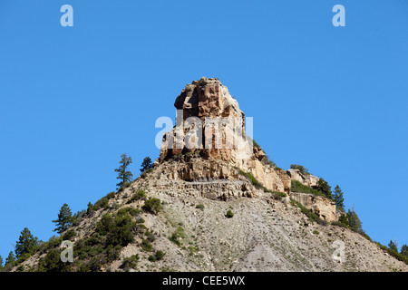 Entlang 84 in der Nähe der Colorado / New Mexico Grenze - in Colorado Stockfoto