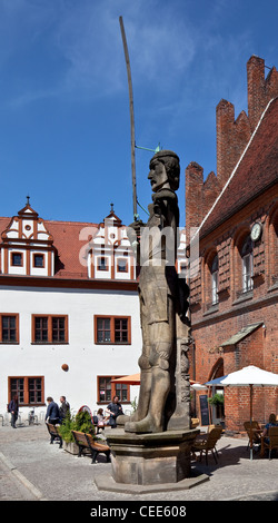 Stendal Rolandfigur 34991 Stockfoto