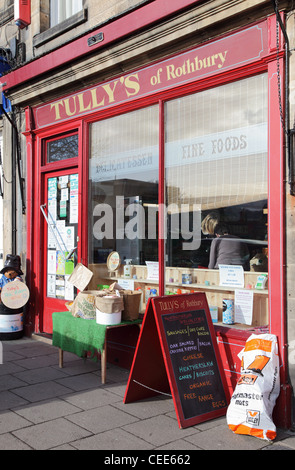 Tullys traditionelle Feinkost Rothbury Nord-Ost England UK Stockfoto