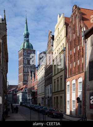 Stralsund, Alter Markt Stockfoto