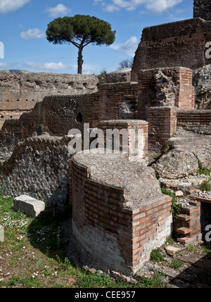 Tivoli, Hadriansvilla, Villa Adriana, 118 Bis 134 n. Chr. Stockfoto